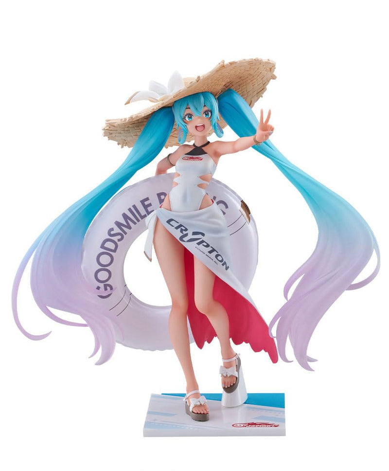 Hatsune Miku Gt Project Pvc Statue 1/7 Racing Miku 2024: Tropical Ver. 21 Cm
