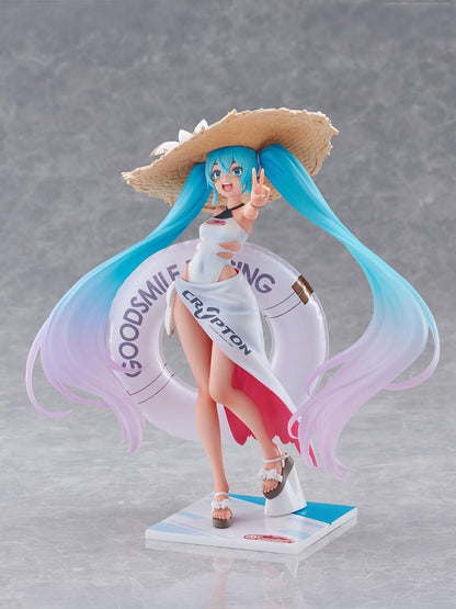Hatsune Miku Gt Project Pvc Statue 1/7 Racing Miku 2024: Tropical Ver. 21 Cm