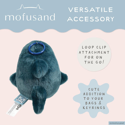 Blue Sky Studios Mofusand Plush – Cute Cat in Shark Outfit – Soft Kawaii Stuffed Toy – Collectible Kitty Plushie – Official Licensed Gift