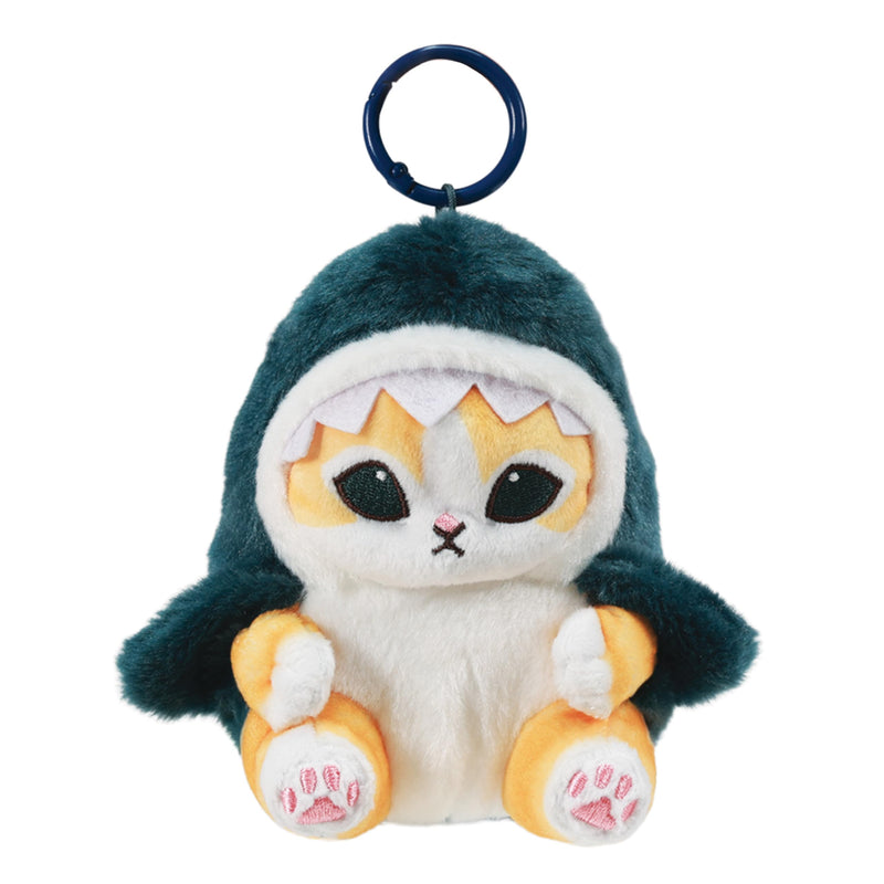 Blue Sky Studios Mofusand Plush – Cute Cat in Shark Outfit – Soft Kawaii Stuffed Toy – Collectible Kitty Plushie – Official Licensed Gift