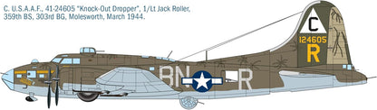 Italeri 1487 B-17F Flying Fortress 1:72 Scale Plastic Model Kit/Model Assembly