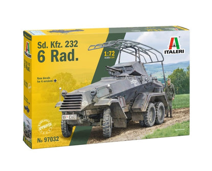 Italeri 97032 Sd.Kfz. 232.6 Rad, scale 1:72, Plastic Model Kit/Model Plastic to be assembled