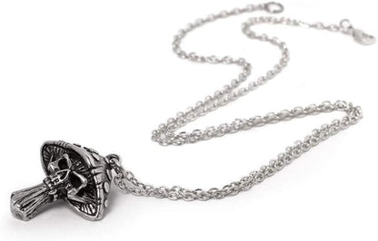 Alchemy Gothic Death Cap Pendant
