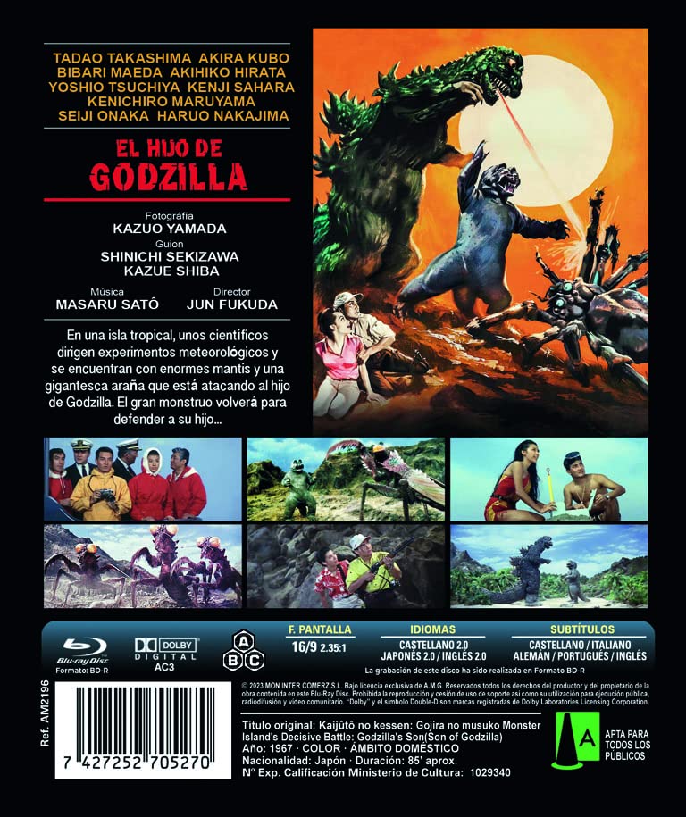 Il figlio di Godzilla / Son of Godzilla ( Kaijûtô no kessen: Gojira no musuko ) (Blu-Ray