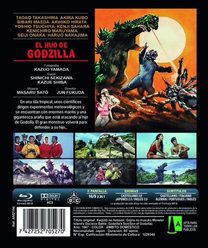 Il figlio di Godzilla / Son of Godzilla ( Kaijûtô no kessen: Gojira no musuko ) (Blu-Ray