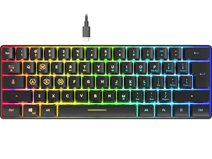 Speedlink - Letos Rgb 60% Gaming Keyboard - Us Layout - Black