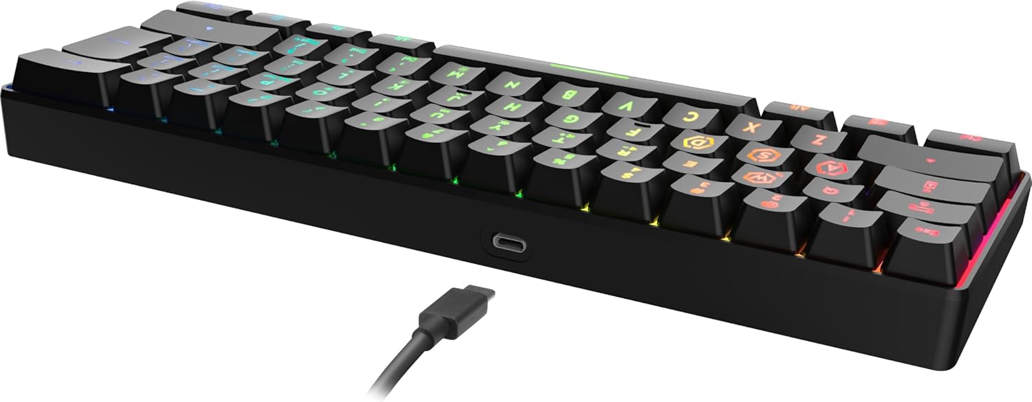 Speedlink - Letos Rgb 60% Gaming Keyboard - Us Layout - Black