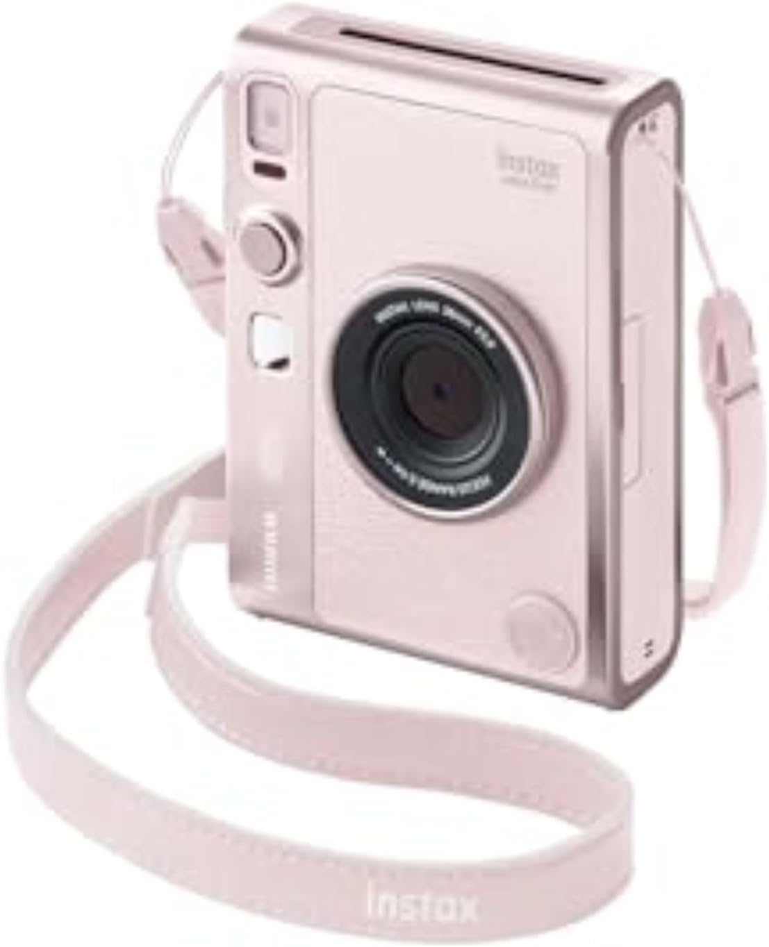 instax mini EVO 2-in-1 Hybrid Digital camera and photo printer, 2.7 inch rear LCD screen, with 10 lens and 10 film effects, uses instax mini film sold separately, Gentle Rose colour