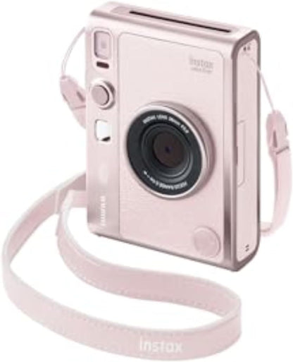 instax mini EVO 2-in-1 Hybrid Digital camera and photo printer, 2.7 inch rear LCD screen, with 10 lens and 10 film effects, uses instax mini film sold separately, Gentle Rose colour