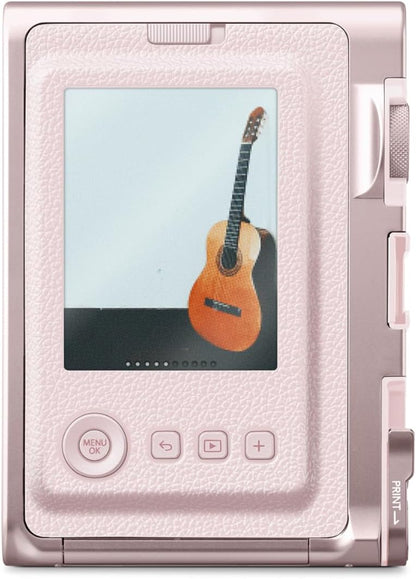 instax mini EVO 2-in-1 Hybrid Digital camera and photo printer, 2.7 inch rear LCD screen, with 10 lens and 10 film effects, uses instax mini film sold separately, Gentle Rose colour