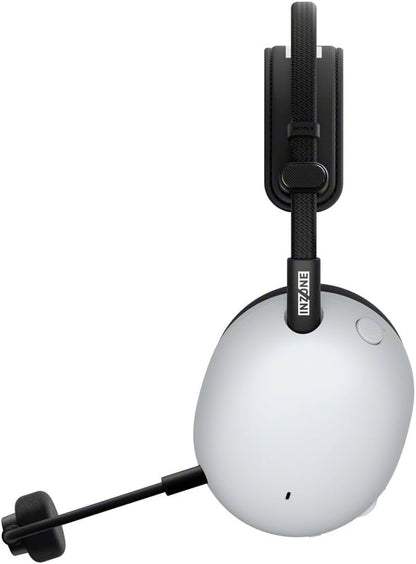 Sony INZONE H9 II draadloze gamingheadset met noise cancelling - afgestemd door Fnatic, 360 Spatial Sound, AI-ruisonderdrukkende microfoon, 30 uur batterijduur, Bluetooth/LE/2,4 GHz/bedraad, pc- wit