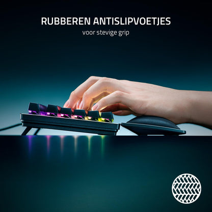 Razer - Ergonomic Wrist Rest For Mini Keyboards