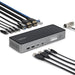 StarTech.com Triple Monitor USB-C Docking Station, 4K 60Hz DisplayLink Dock for MacBook M1 M2 M3 M4 & Windows, 2.5GbE, 2x HDMI & 2x DP, 140W Laptop Charging, USB-C DP Alt Mode - TAA