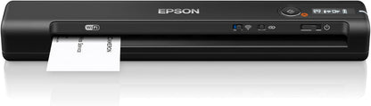 Epson Workforce ES-60W Wireless Ultra Portable A4 Document Scanner with Li-ion battery (300 page) and USB 3.0, 200-1200dpi, 4 seconds per page