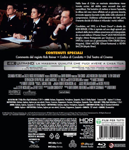 Blu-Ray 4K Uhd Codice D'Onore (4K Ultra Hd + Blu-Ray Hd
