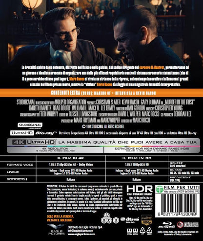 Blu-Ray 4K Uhd Isola Dell'ingiustizia (L') - Alcatraz (4K Ultra Hd + Blu-Ray Hd