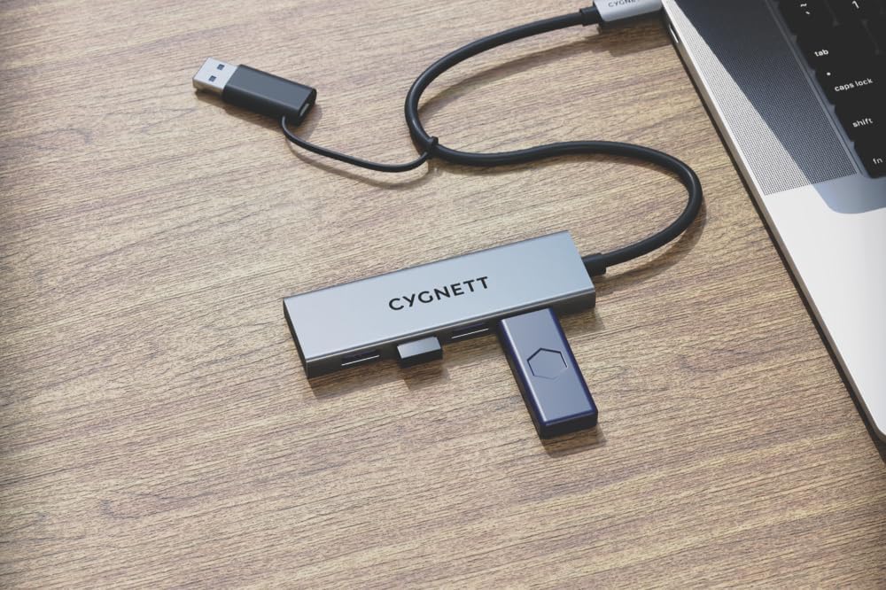 Unite Hub 4 in 1 da USB-C a USB-A