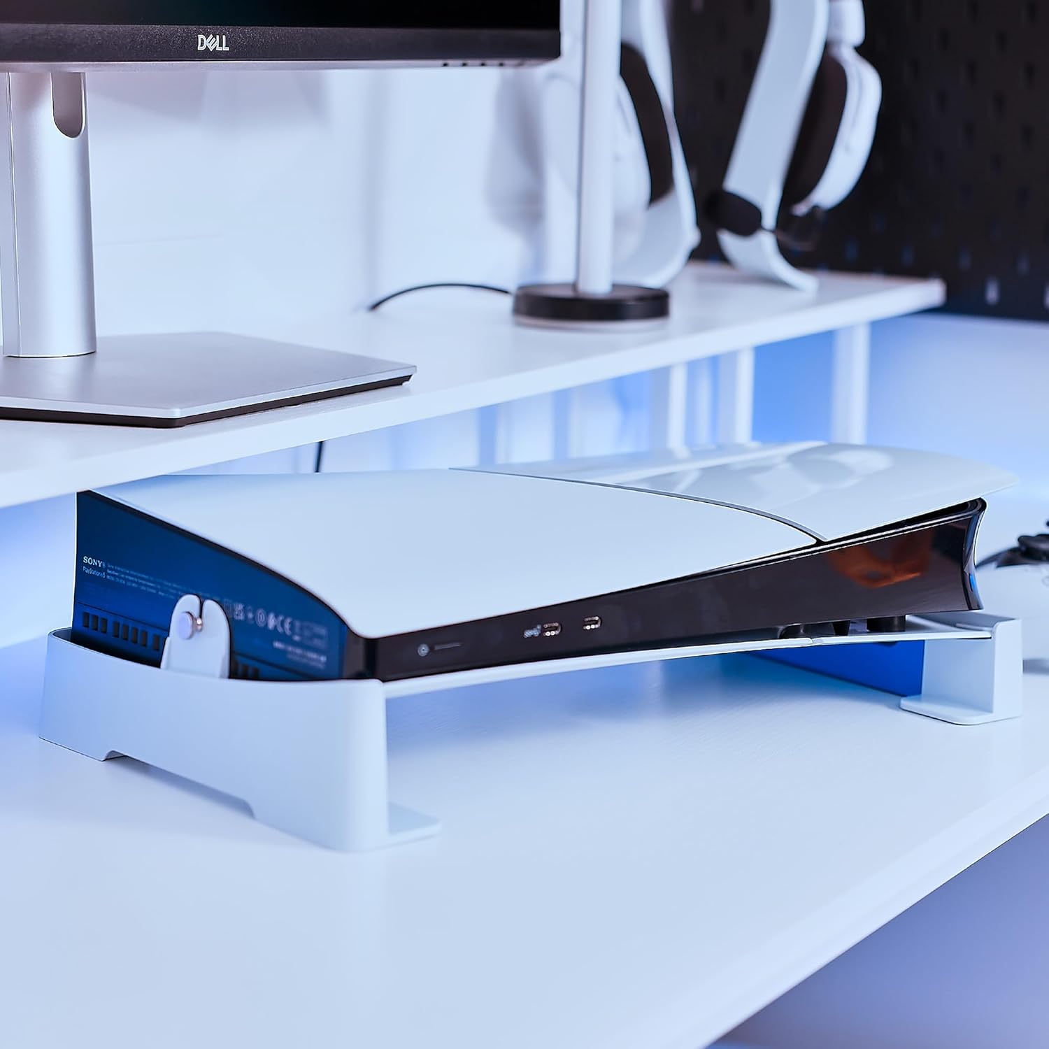 STEALTH PS5 Slim Horizontal Stand - Compatible with both Disc and Digital versions of the PS5 Slim Console