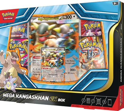 Pokémon TCG: Mega Kangaskhan ex Box (1 Foil Promo Card, 1 Oversize Lenticular Promo Card & 4 Booster Packs