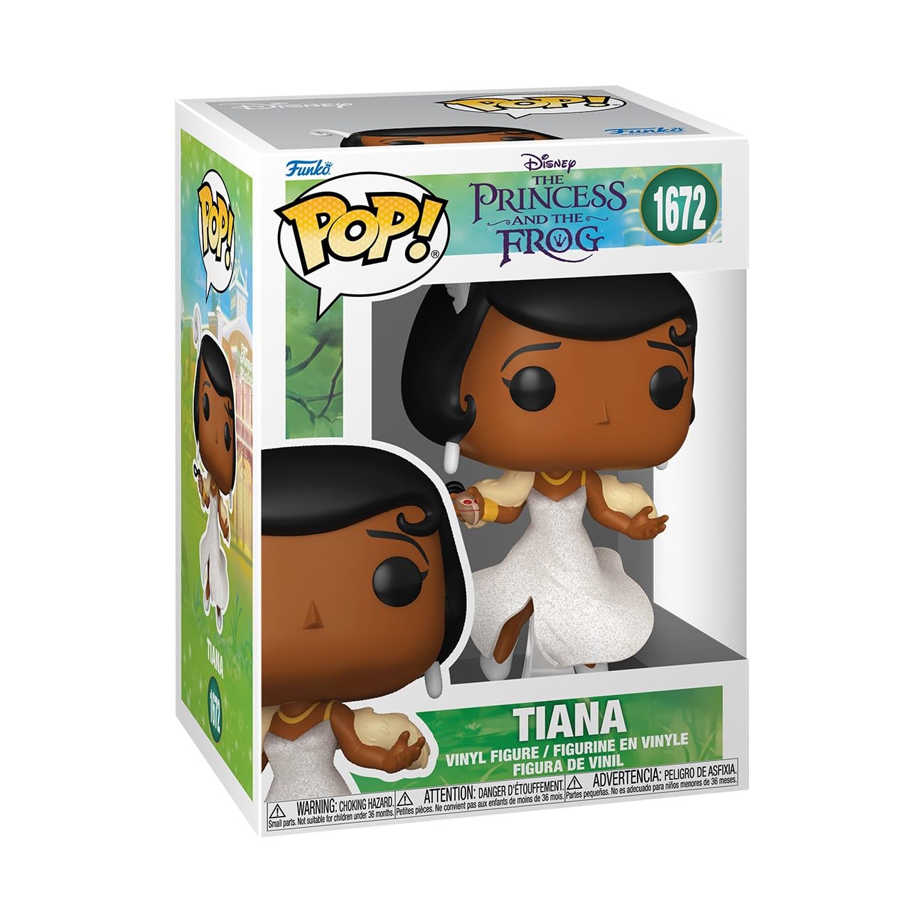 Funko Pop! Disney: the Princess Tiana and the Frog - Tiana With Glitter - Collectable Vinyl Figure - Gift Idea - Official Merchandise - Toys for Kids & Adults - Cartoon Fans