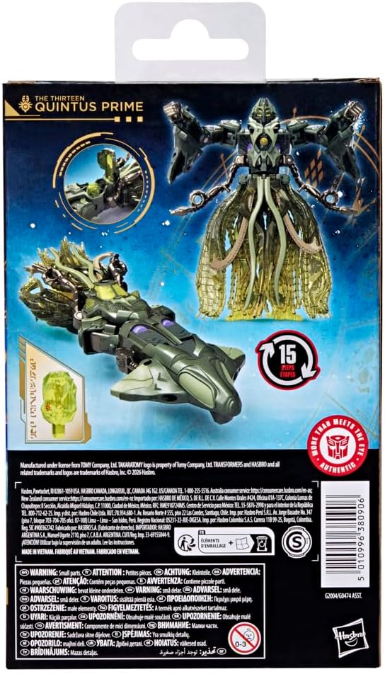 Transformers Age of the Primes Deluxe Class The Thirteen Quintus Prime Action Figure