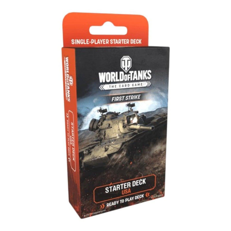 Archon Studio World of Tanks Card Game - First Strike Starter Deck - Fast-paced Strategy Card Game with Deck-buidling Elements for 2 Players, for Ages 14 Years + (USA
