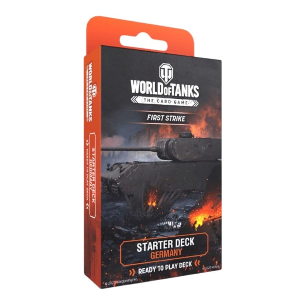 Archon Studio World of Tanks Card Game - First Strike Starter Deck - Fast-paced Strategy Card Game with Deck-buidling Elements for 2 Players, for Ages 14 Years + (Germany