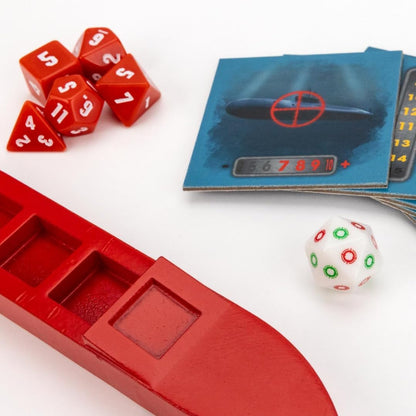 Fanroll Battleship Search and Destroy Board Game, Launch Dice to Sink Enemy Subs!