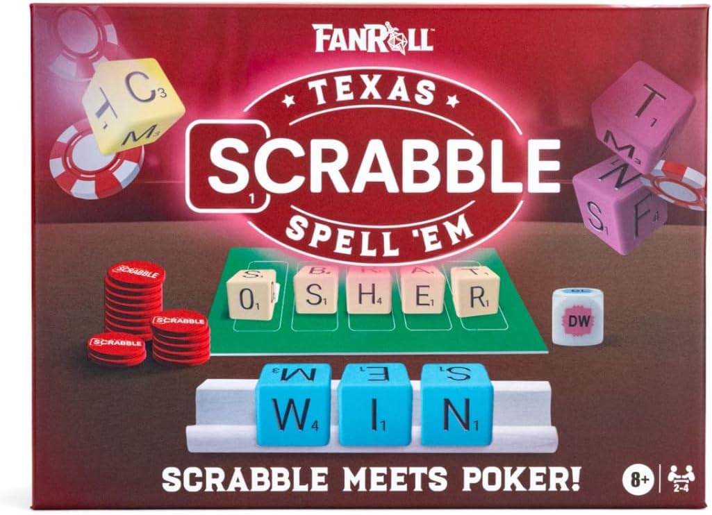 Fanroll Hasbro Game Scrabble Texas Spell Em
