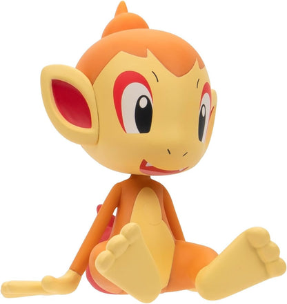 Pokémon Pokemon Select Vinyl Figuur 10 cm Chimchae PKW3909 - Bruin - Officieel speelgoedfiguur en verzamelobject voor kinderen vanaf 4 jaar