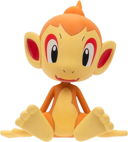 Pokémon Pokemon Select Vinyl Figuur 10 cm Chimchae PKW3909 - Bruin - Officieel speelgoedfiguur en verzamelobject voor kinderen vanaf 4 jaar