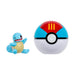 Pokémon Clip ‘N’ Go Squirtle and Lure Ball - Includes 2-Inch Battle Figure and Poké Ball Accessory