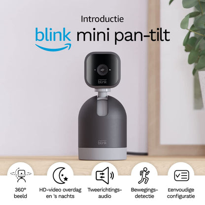 Blink - Mini Pan-Tilt Camera - Black