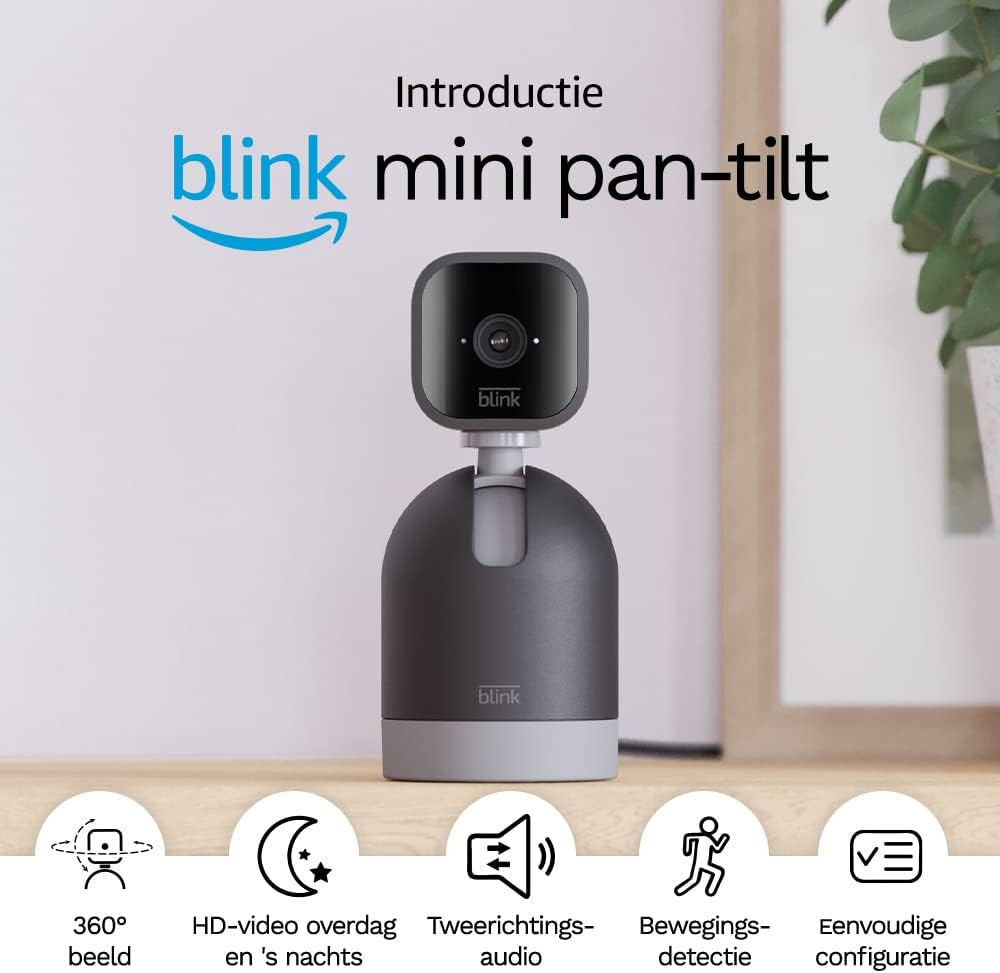 Blink - Mini Pan-Tilt Camera - Black