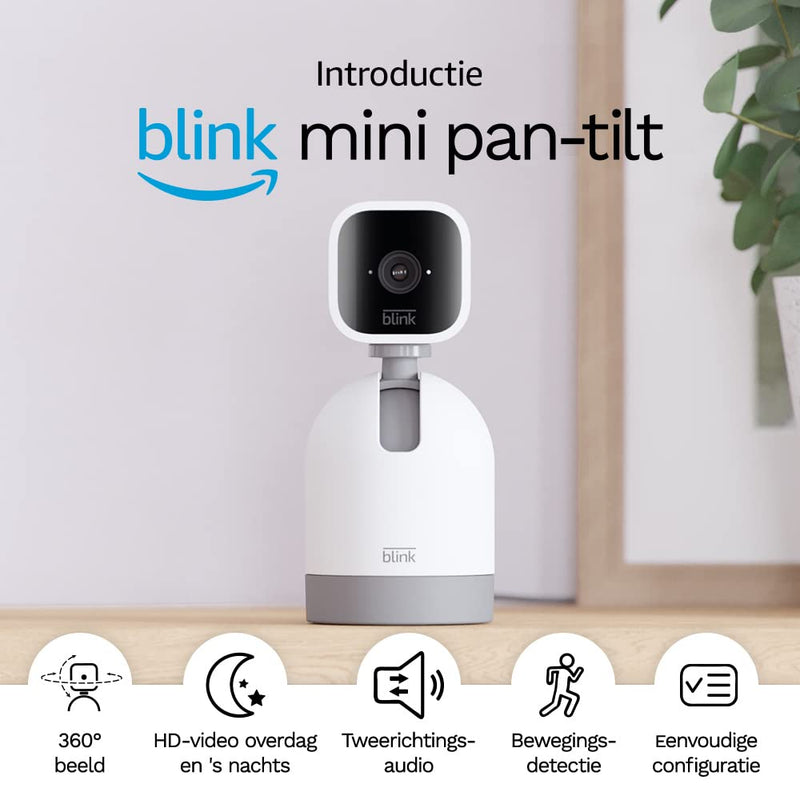 Blink - Mini Pan-Tilt Camera - White