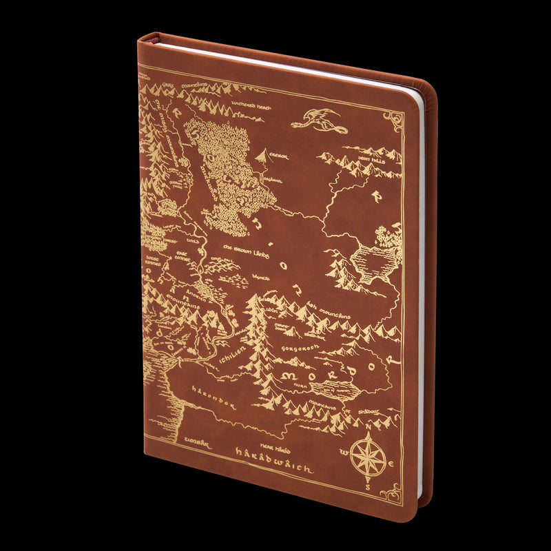 The Noble Collection The Lord of the Rings Map of Middle Earth Journal