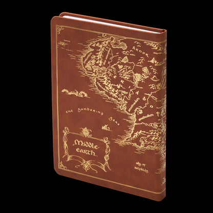 The Noble Collection The Lord of the Rings Map of Middle Earth Journal