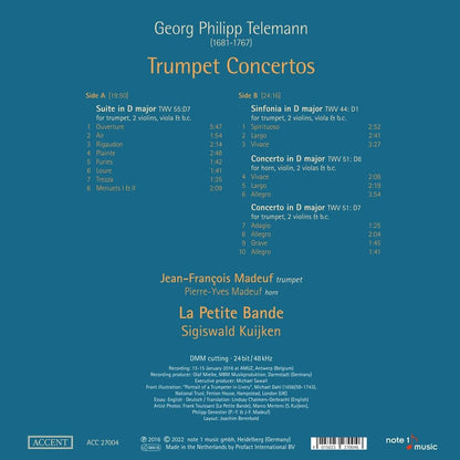 Telemann: Trompetenkonzerte; Hornkonzert TWV 51:D8 ; 140 gr.]