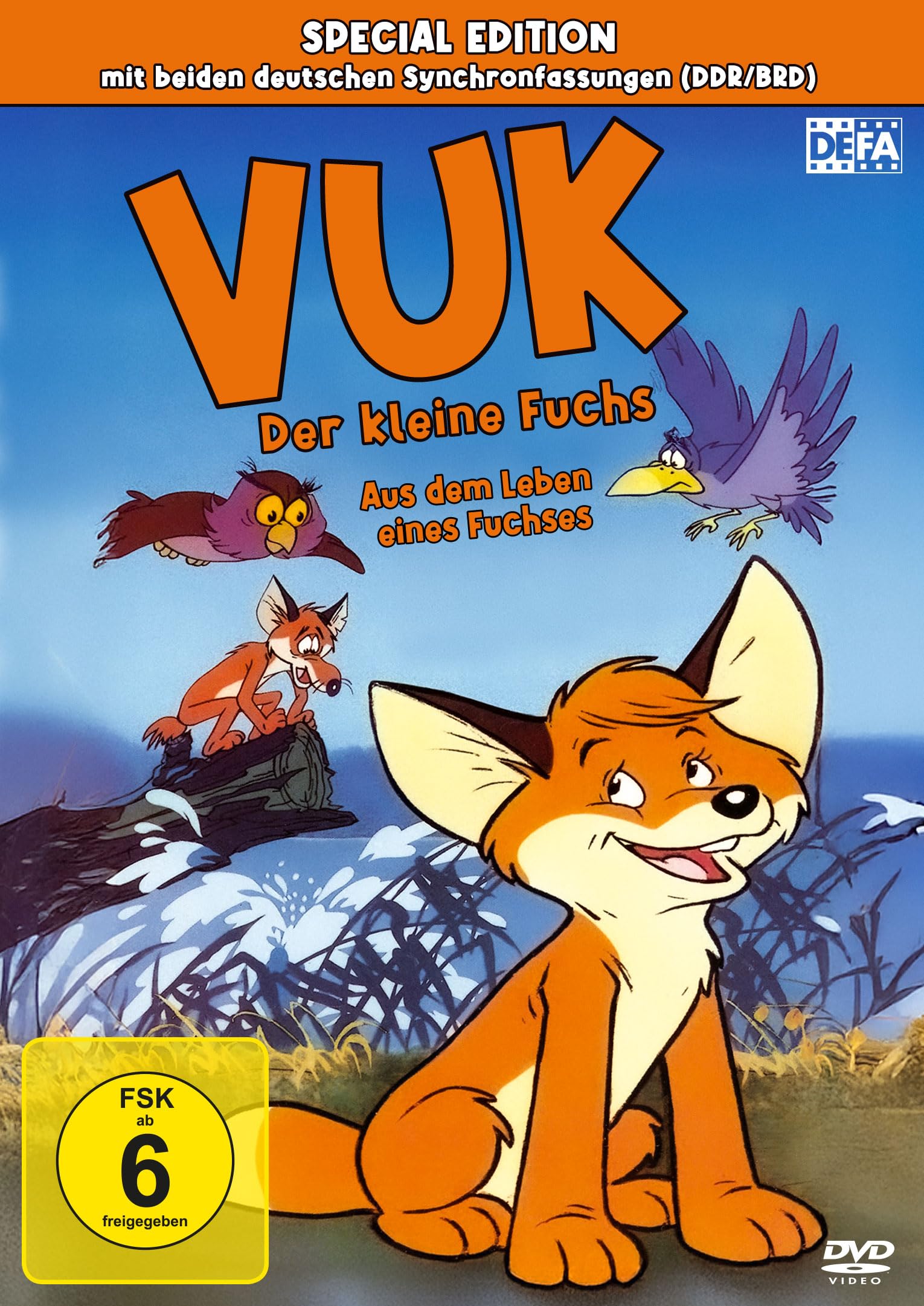 Vuk - Der kleine Fuchs / Aus dem Leben eines Fuchses (Special Edition mit beiden deutschen Synchronfassungen: DDR/BRD) (DEFA Filmjuwelen
