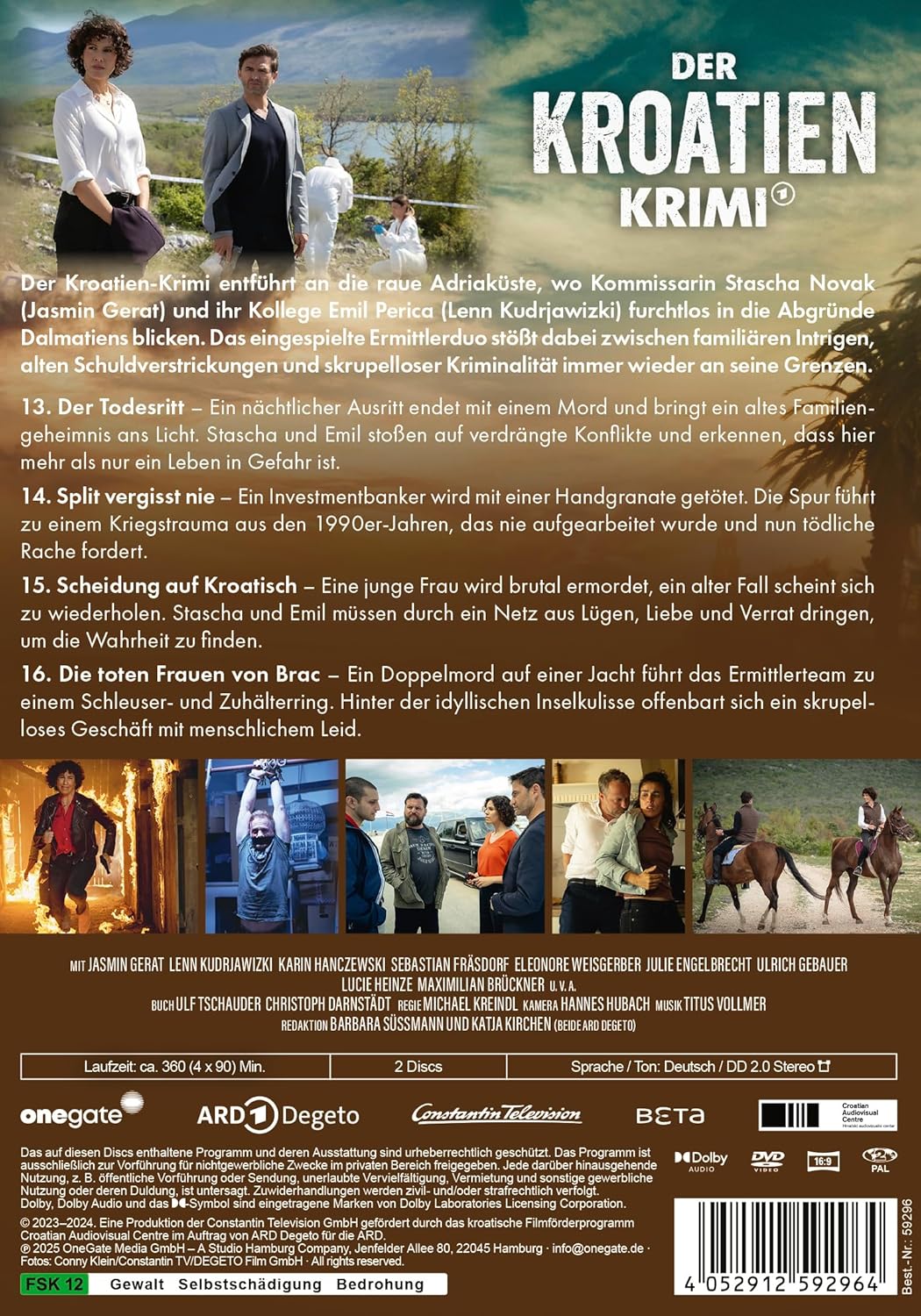 Der Kroatien-Krimi: Der Todesritt / Split Vergisst Nie / Scheidung Auf Kroatisch / Die Toten Frauen