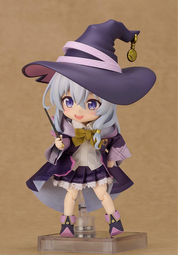 Good Smile Company Nendoroid Doll, Witch's Journey, Elaina, Cloth & Magnet & Plastic Pre-Painted Action Figure