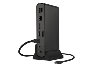 Asus DC301 Triple Display Dock – 12-in-1 USB-C Docking Station – 90W – 3 4K Displays – HDMI/DP/RJ45/USB/SD