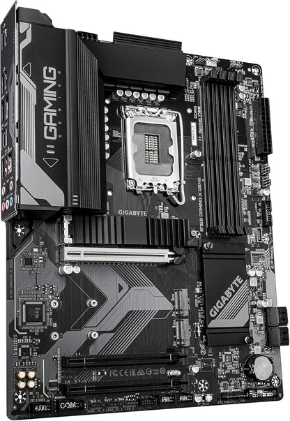 GIGABYTE B760 GAMING X GEN5 Motherboard - Supports 14th Gen. Intel Core CPUs, 8+1+1 phases VRM, up to 5600MHz DDR5, 3xPCIe 4.0 M.2, 2.5 GbE LAN, USB 3.2 Gen 2
