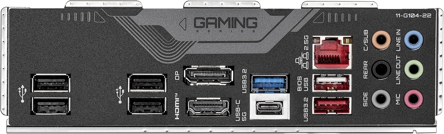 GIGABYTE B760 GAMING X GEN5 Motherboard - Supports 14th Gen. Intel Core CPUs, 8+1+1 phases VRM, up to 5600MHz DDR5, 3xPCIe 4.0 M.2, 2.5 GbE LAN, USB 3.2 Gen 2
