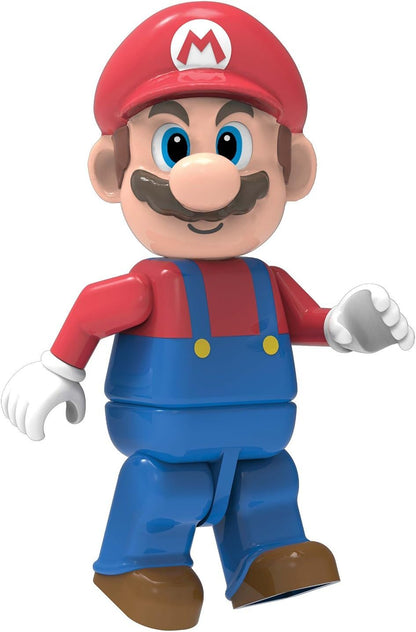 K'Nex - Statuetta di Supermario, Luigi in Moto