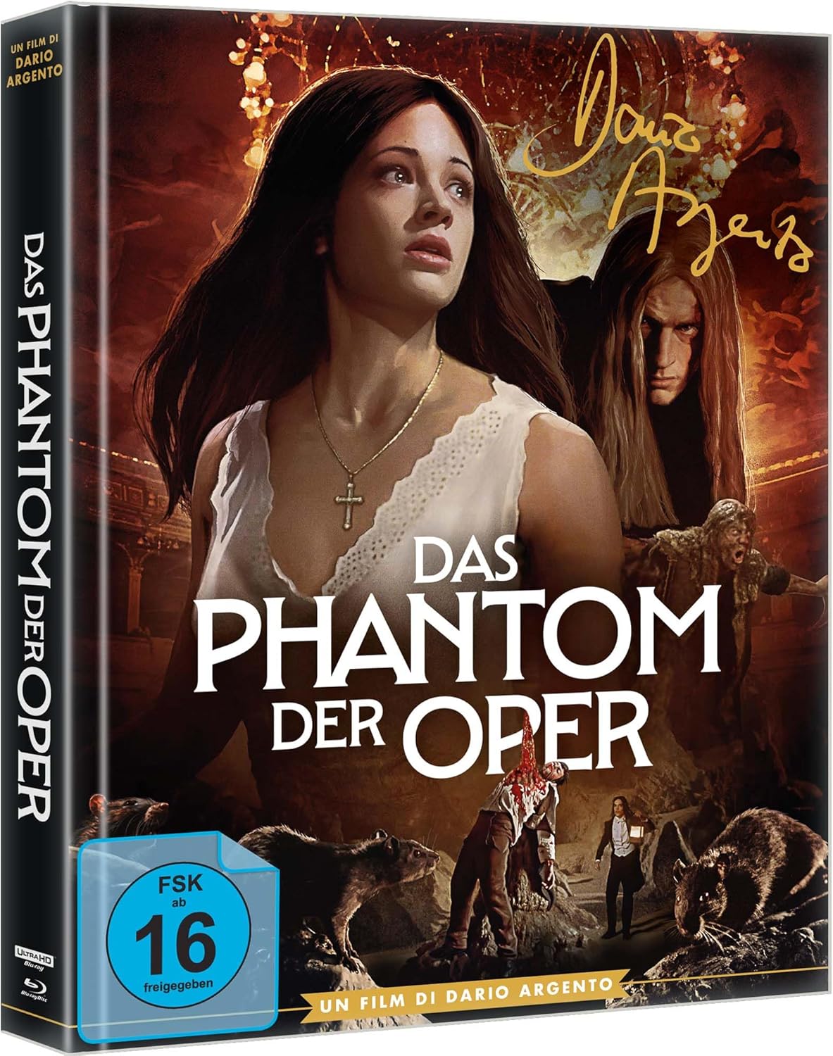 Das Phantom der Oper (Dario Argento) (Mediabook, 4K-UHDs+2 Blu-rays
