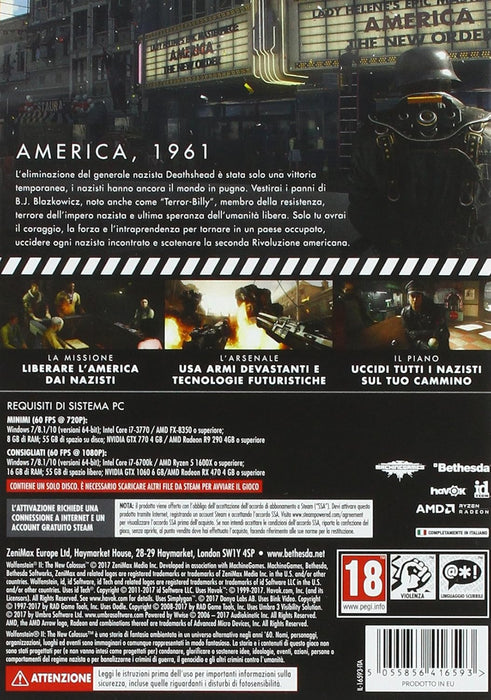 Wolfenstein 2: The New Colossus - Pc