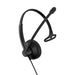 EPOS IMPACT 100 MS Mono USB-C+A Cuffie con Microfono, Certificate Microsoft Teams, Riduzione Rumore, Leggere, Supporto Silicone, Controllo Chiamate, Adattatore USB, Professionale UC, Nero