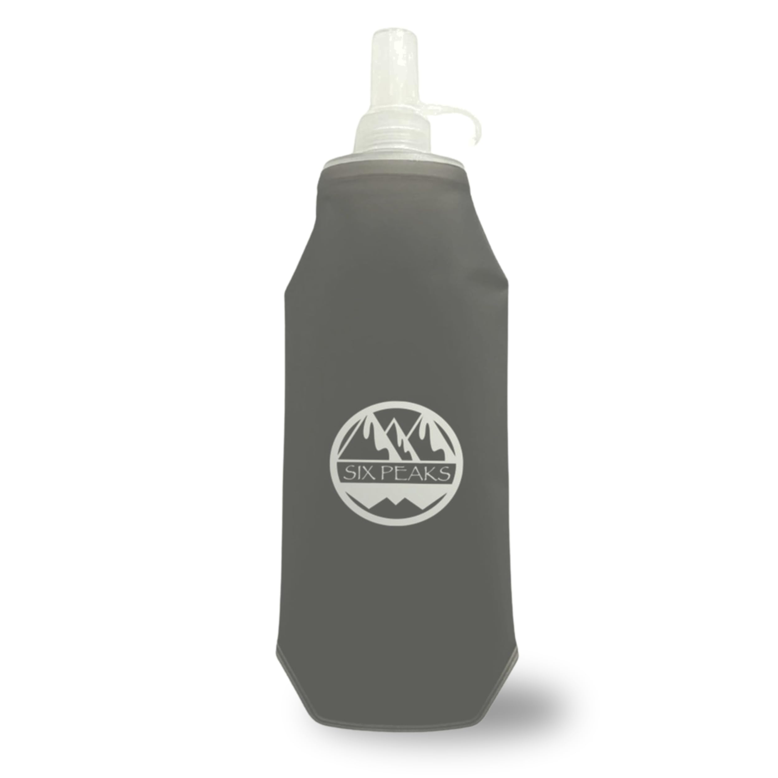 Collapsible Water Bottle, Soft 500ml Hydration Flask for Running Cycling Hiking, Lightweight Foldable Bottle, BPA Free, Foldable Water Container