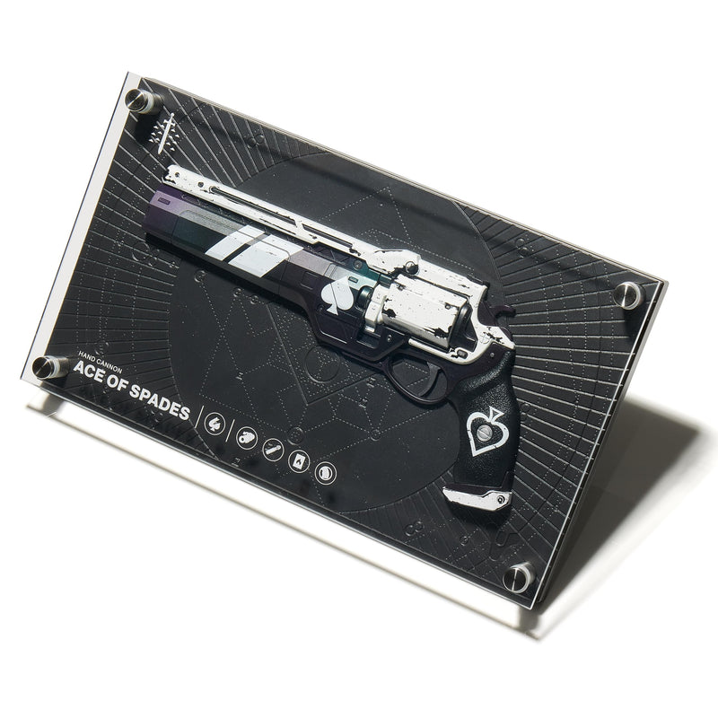 Numskull Statua da Collezione Limited Edition – Destiny Ace of Spades – Replica dell’Arma Esotica 30x17 cm – Merchandise Ufficiale Destiny